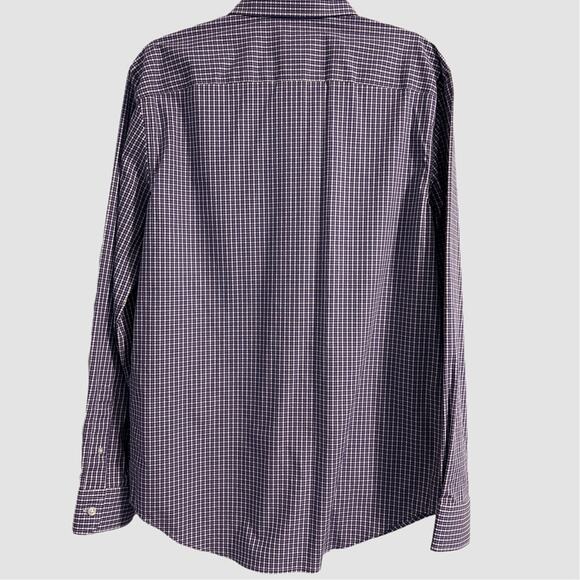 Men’s Old Navy Signature Slim Fit Button-down Shirt Blue Check Size M NWT - Picture 3 of 7